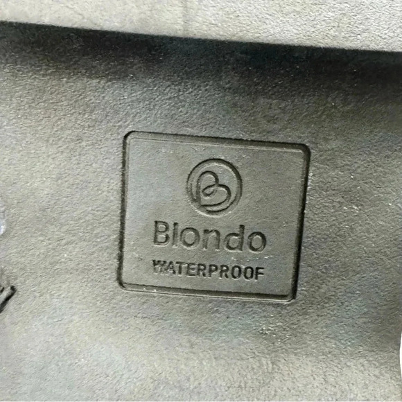 Blondo Giovanni Waterproof Women's Boots size 10 Black nubuck upper - Picture 7 of 13